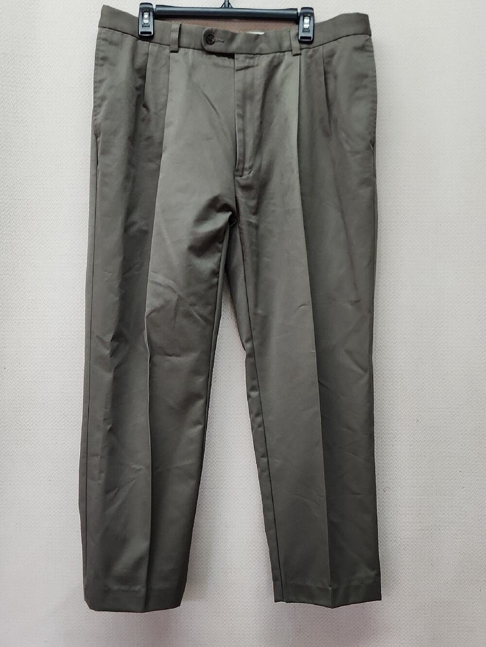 Joseph & Feiss Taupe Pleated Dress Pants
